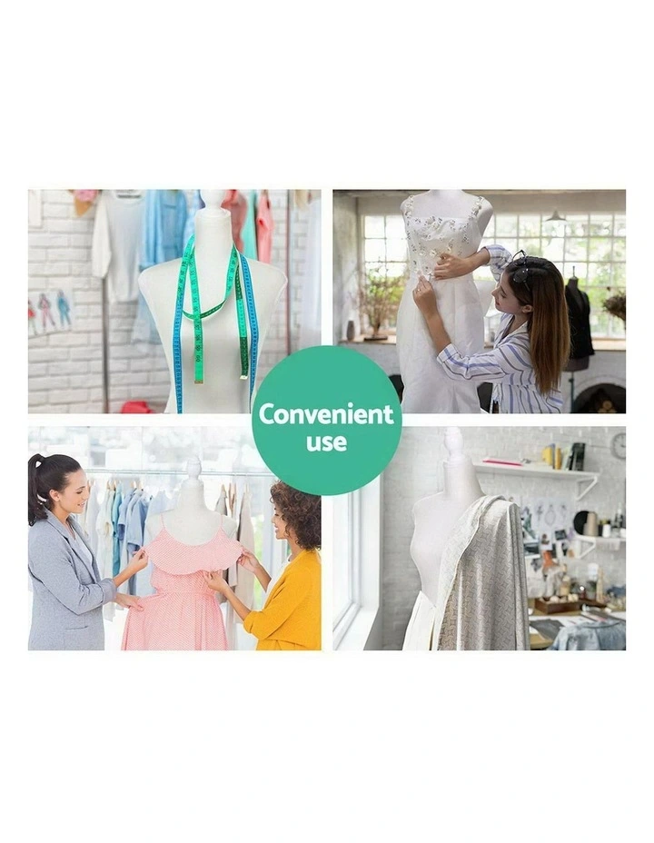 Female Model Dressmaker Mannequin in White image 5