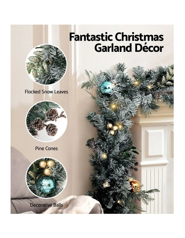 Christmas Garland with Wreath Set in multi image 5