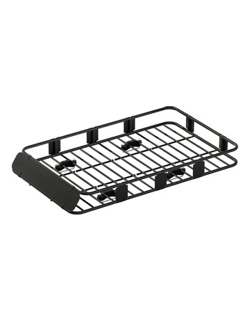 Universal Car Roof Rack Basket 160cm in Black