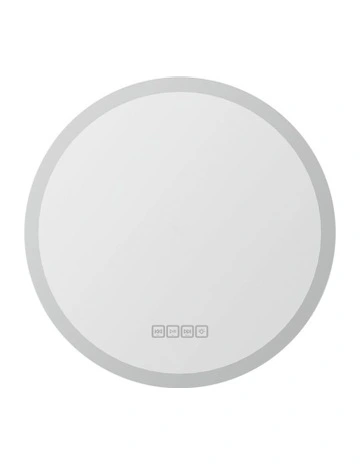 Bluetooth LED Wall Mirror With Light 50cm in White