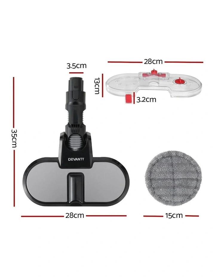 Devanti Handheld Vacuum Cleaner Electric Mop Head MYER