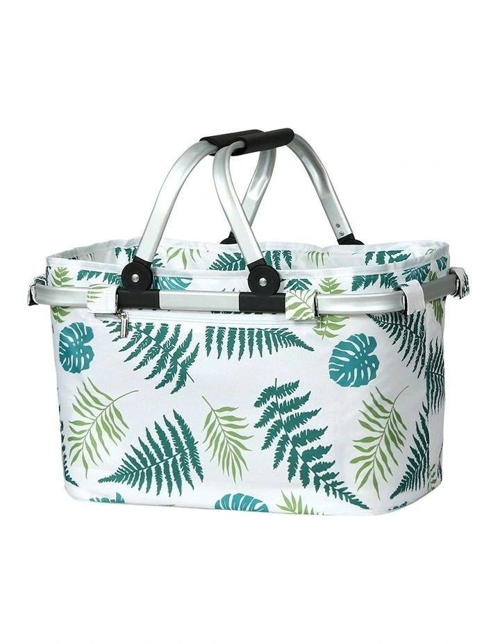 Alfresco Alfresco Folding Picnic Basket In Multi MYER