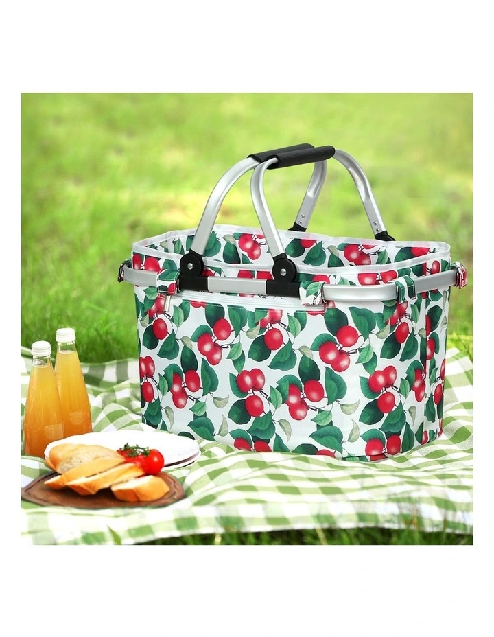 Alfresco Alfresco Folding Picnic Basket Set in Multi MYER
