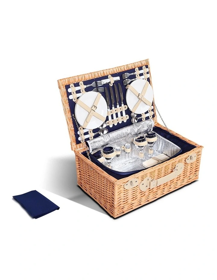 Alfresco Alfresco 4 Person Picnic Basket In Beige MYER