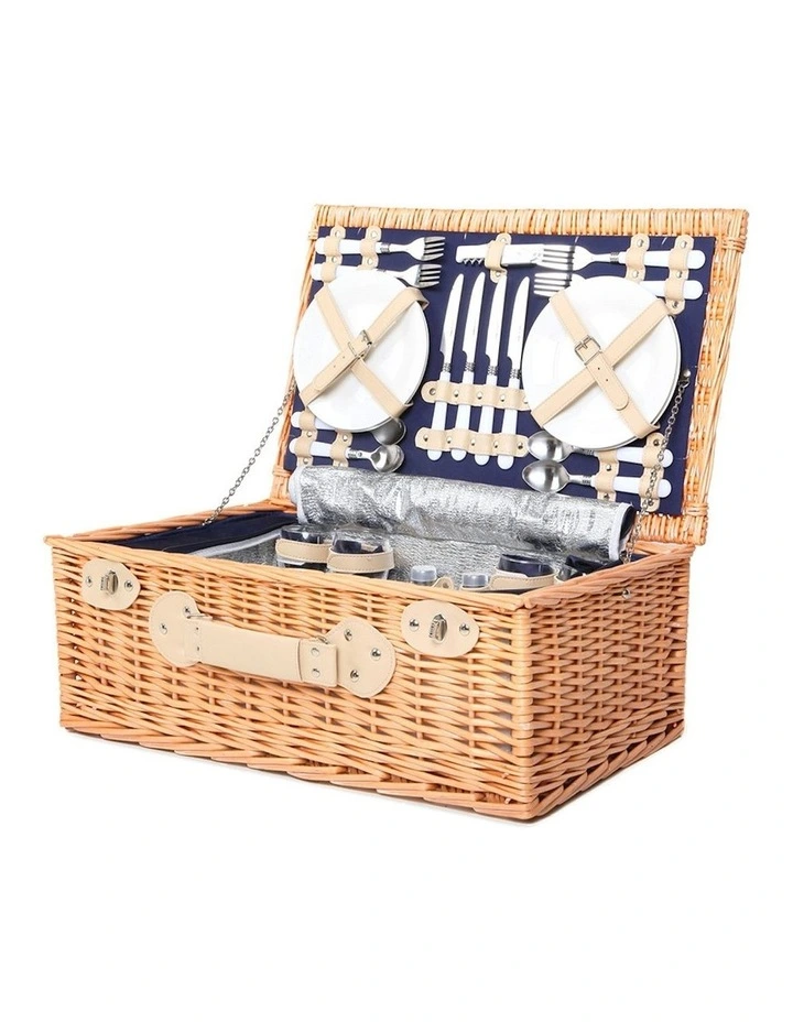 Alfresco Alfresco 4 Person Picnic Basket In Beige MYER