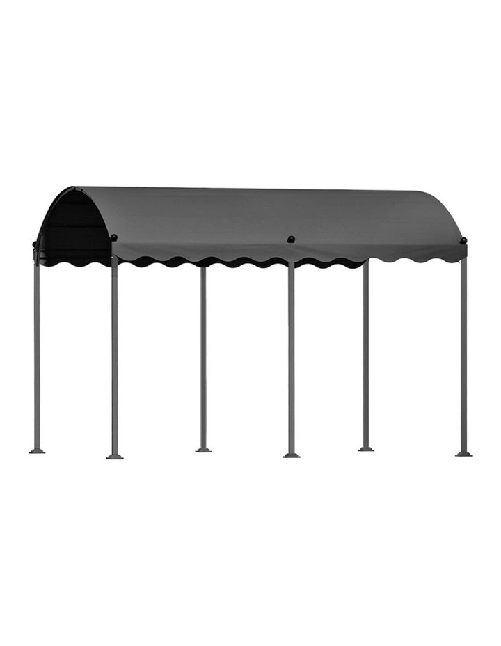 Gazebo Marquee Outdoor Tent 4x3m in Grey image 1