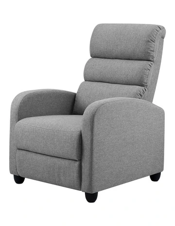 Bolivia Fabric Recliner Armchair in Grey