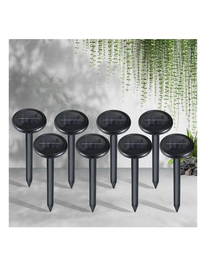 Solar Powered Snake Repeller x8 in Black image 2