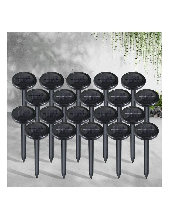 Solar Powered Snake Repeller x20 in Black image 2