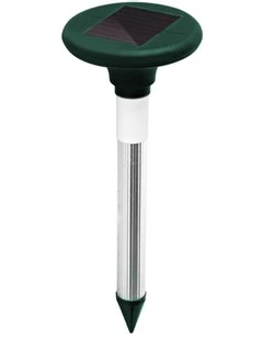 Solar LED Snake Repeller x4 in Black