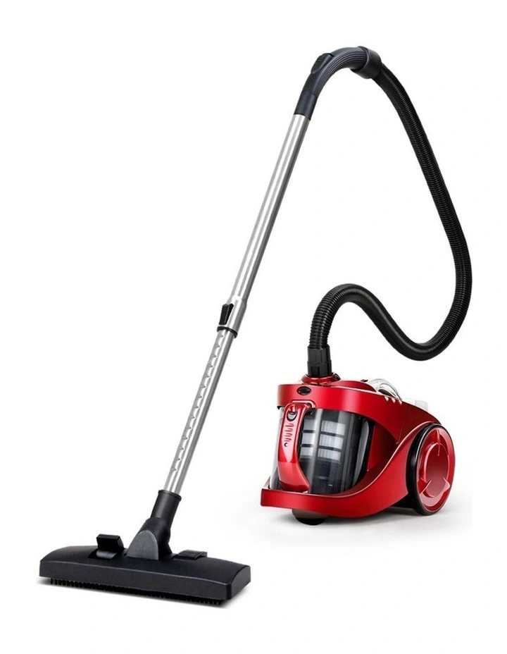 Devanti 2200W Bagless Vacuum Cleaner in Red image 1