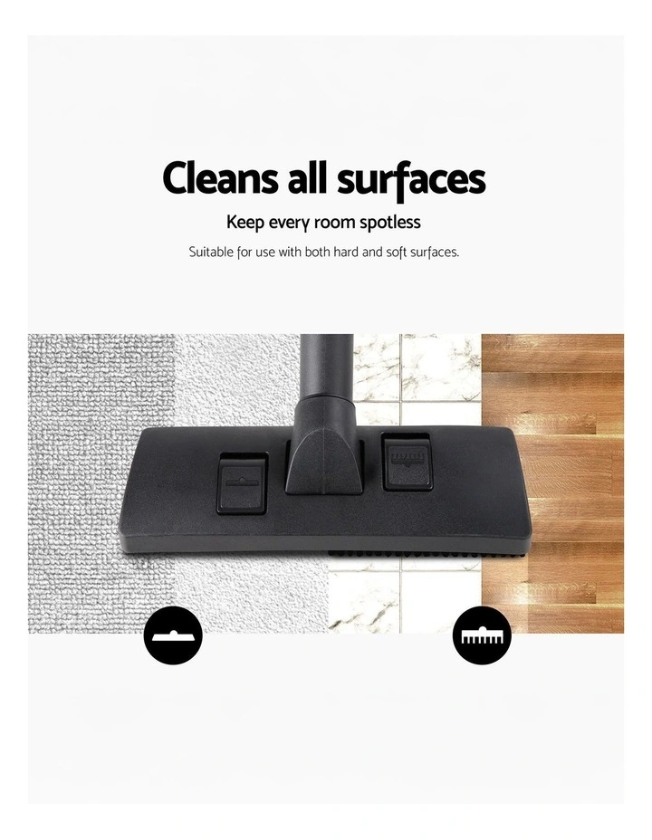 Devanti 2200W Bagless Vacuum Cleaner in Red image 3