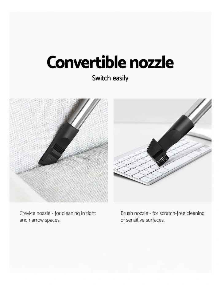 Devanti 2200W Bagless Vacuum Cleaner in Red image 4