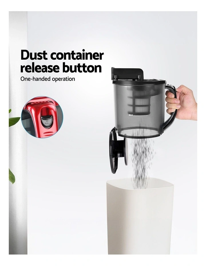 Devanti 2200W Bagless Vacuum Cleaner in Red image 5