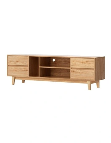 Asa TV Cabinet Entertainment Unit Stand 180cm in Brown