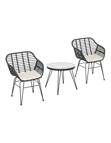 2-Seater Lounge Setting in Grey