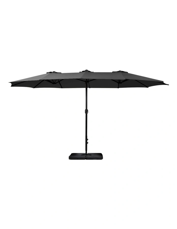 Outdoor Center Post Umbrella 4.57m in Black image 4