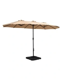 Outdoor Center Post Umbrella 4.57m in Beige