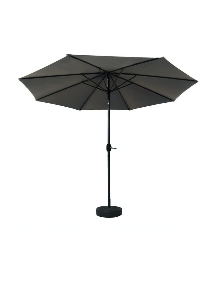 Outdoor Center Post Umbrella 3m in Black image 4
