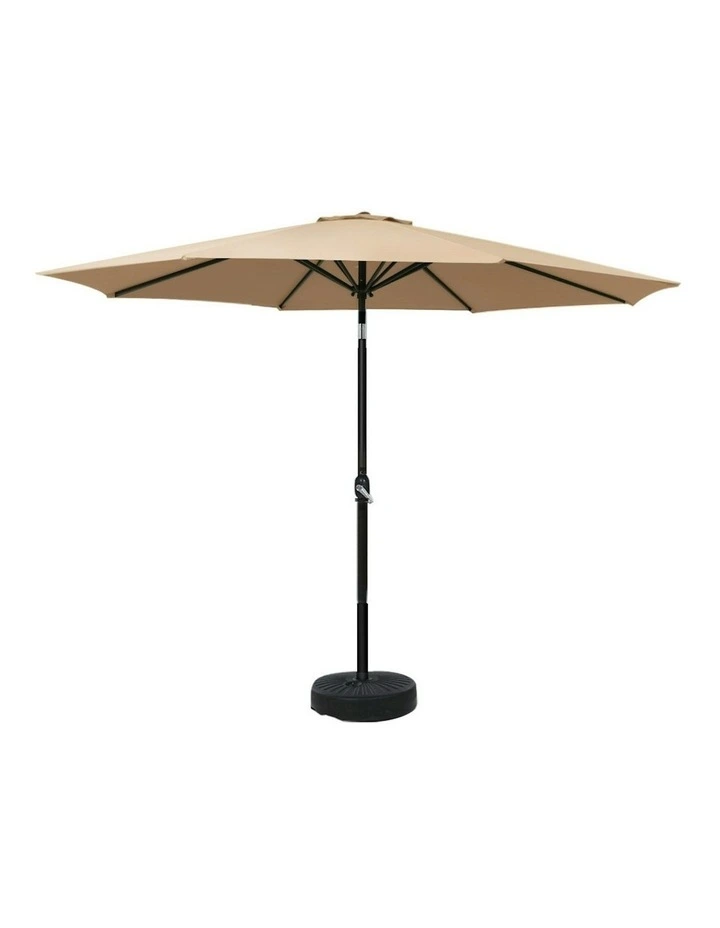 Outdoor Center Post Umbrella 3m in Beige image 1