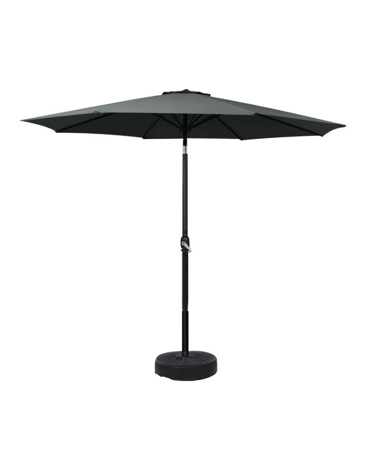 Outdoor Center Post Umbrella 2.7m in Black image 1