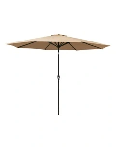 Outdoor Center Post Umbrella 3m in Beige