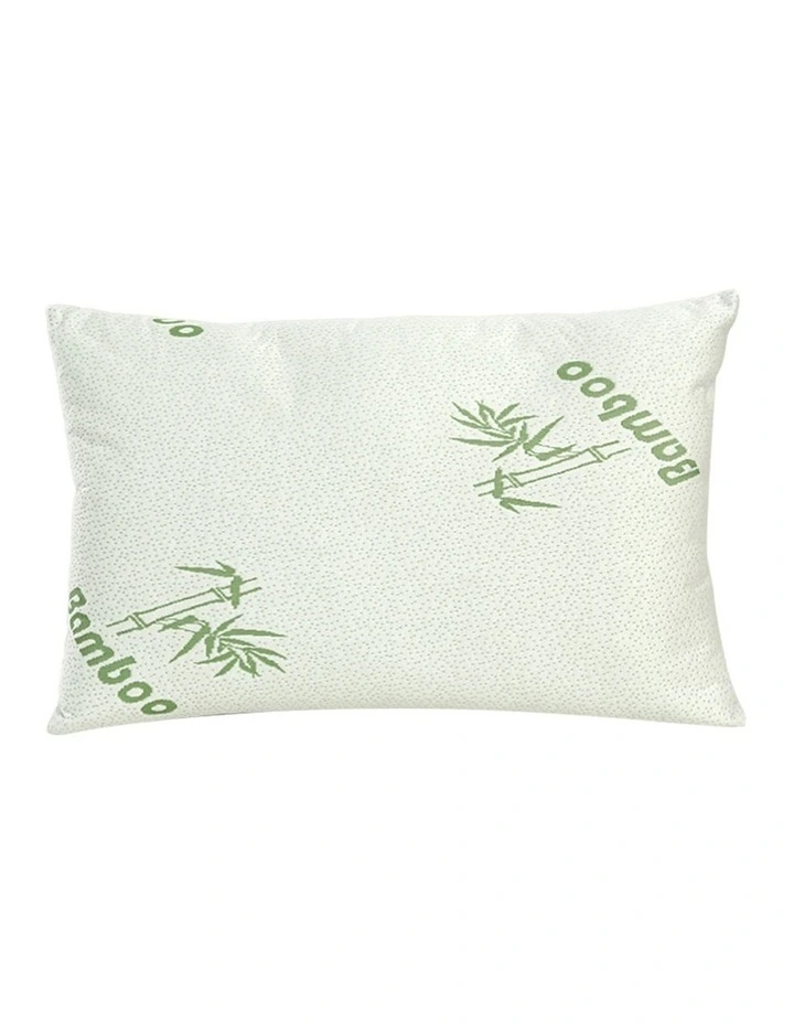 Bamboo Pillow 4 Pack in White image 6