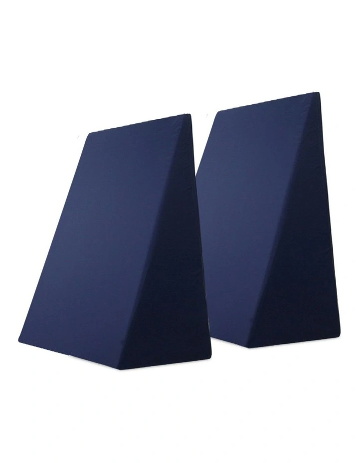 Wedge Pillow Twin Pack in Blue image 5