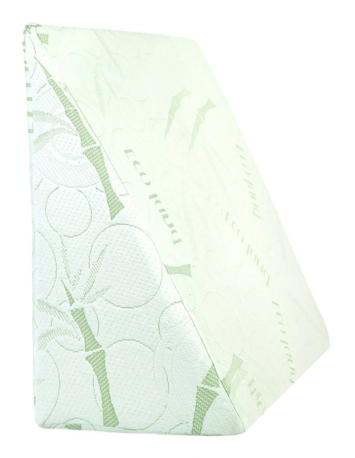 Wedge Pillow Bamboo Cover in Green image 5