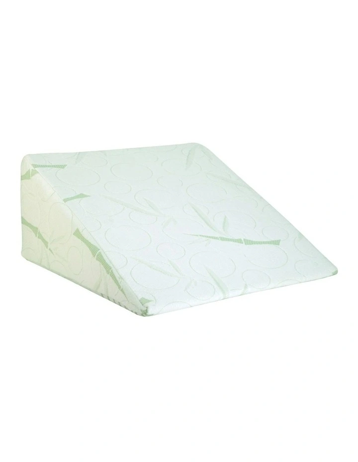 Wedge Pillow Bamboo Cover in Green image 6