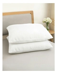 Memory Foam Pillow 19cm in White