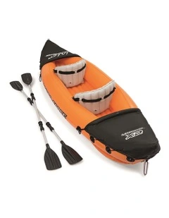 Inflatable Canoe Raft Oars Lite-Rapid Kayaks 3.21m X 88cm 2-Person in Orange