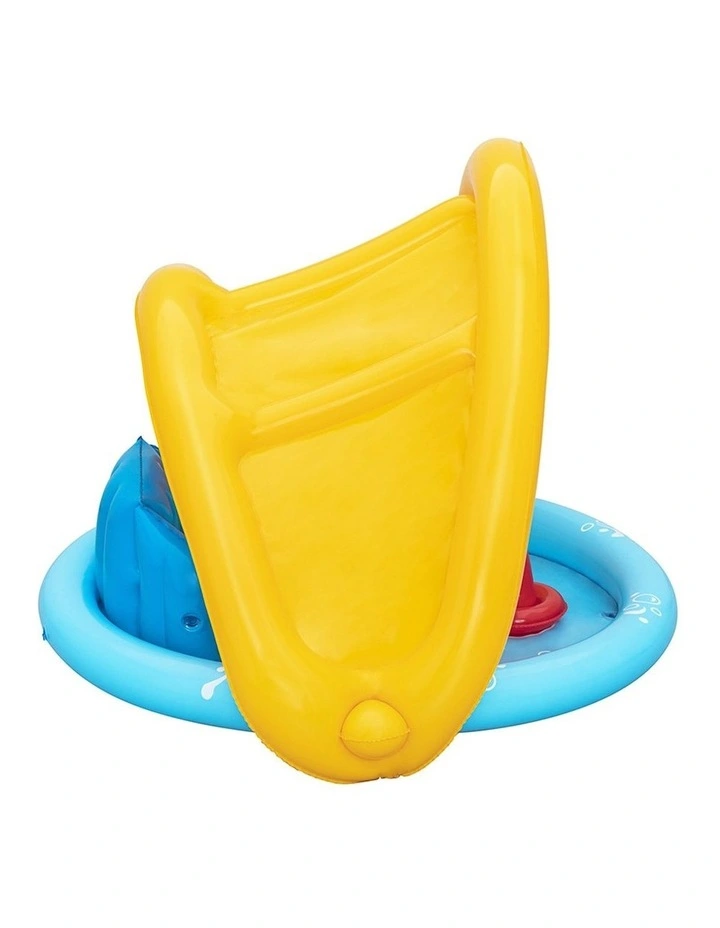 Inflatable Swimming Pool with Canopy 31L 115x89x76cm in Multi image 4