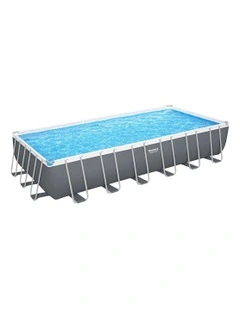 Power Steel Above Ground Pool 732x366x132cm 30045L in Multi