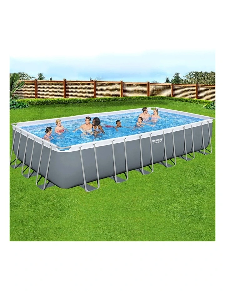Power Steel Above Ground Pool 732x366x132cm 30045L in Multi image 2
