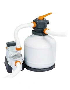 Bestway Pool Pump Sand Filter 3000GPH 11355L/H Pools Flowclear Filters in White