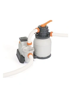 Bestway Pool Pump Sand Filter 2200GPH 8327L/H Pools Flowclear Filters in White