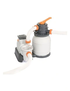 Bestway Pool Pump Sand Filter 1500GPH 5678L/H Pools Flowclear Filters in White