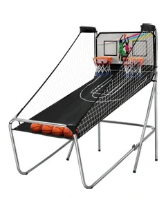 Double  Basketball Shooting Machine in Silver