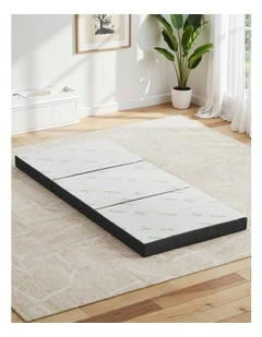Bamboo Foam Single Foldable Mattress in Multi