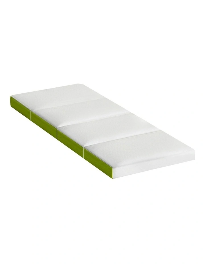 Foldable Single Foam Mattress in Green image 5