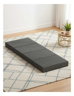 Foldable Single Foam Mattress in Grey