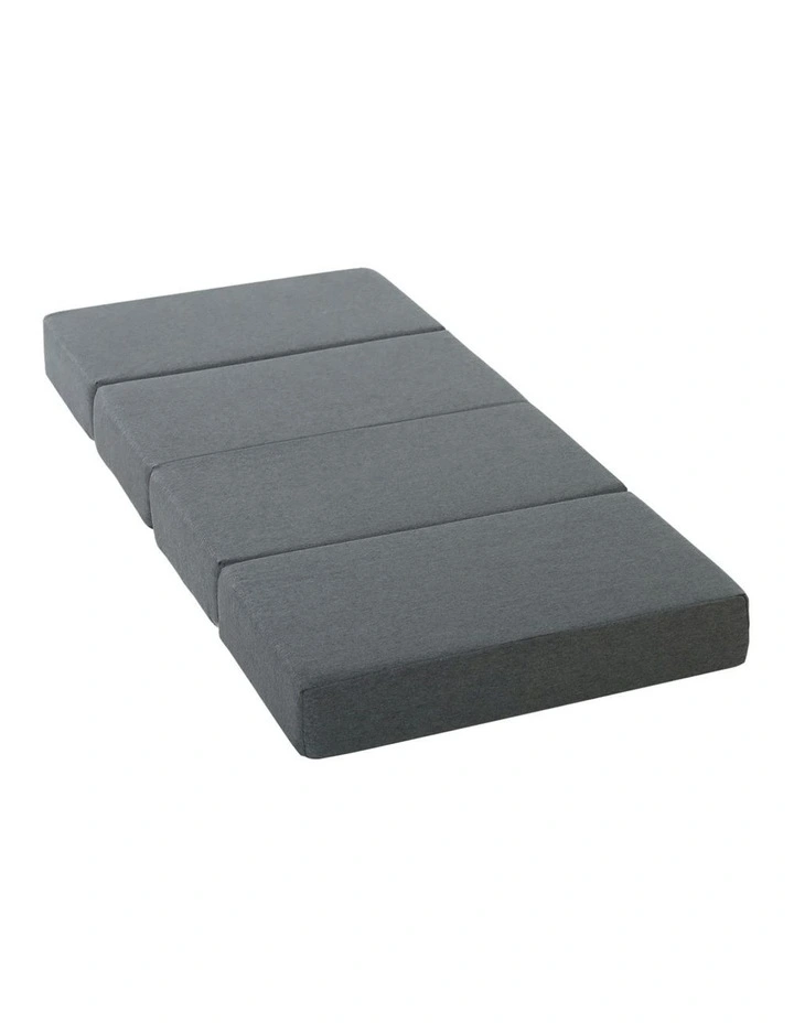 Foldable Single Foam Mattress in Grey image 5