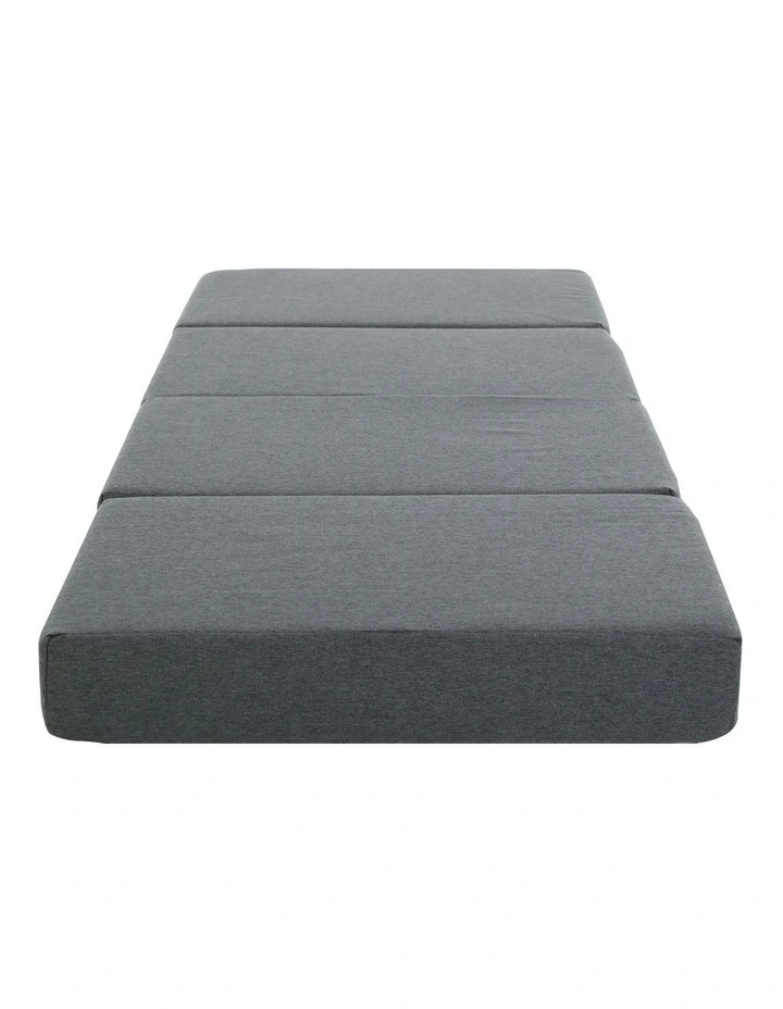 Foldable Single Foam Mattress in Grey image 6