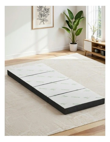 Bamboo Foldable Foam Mattress in Multi