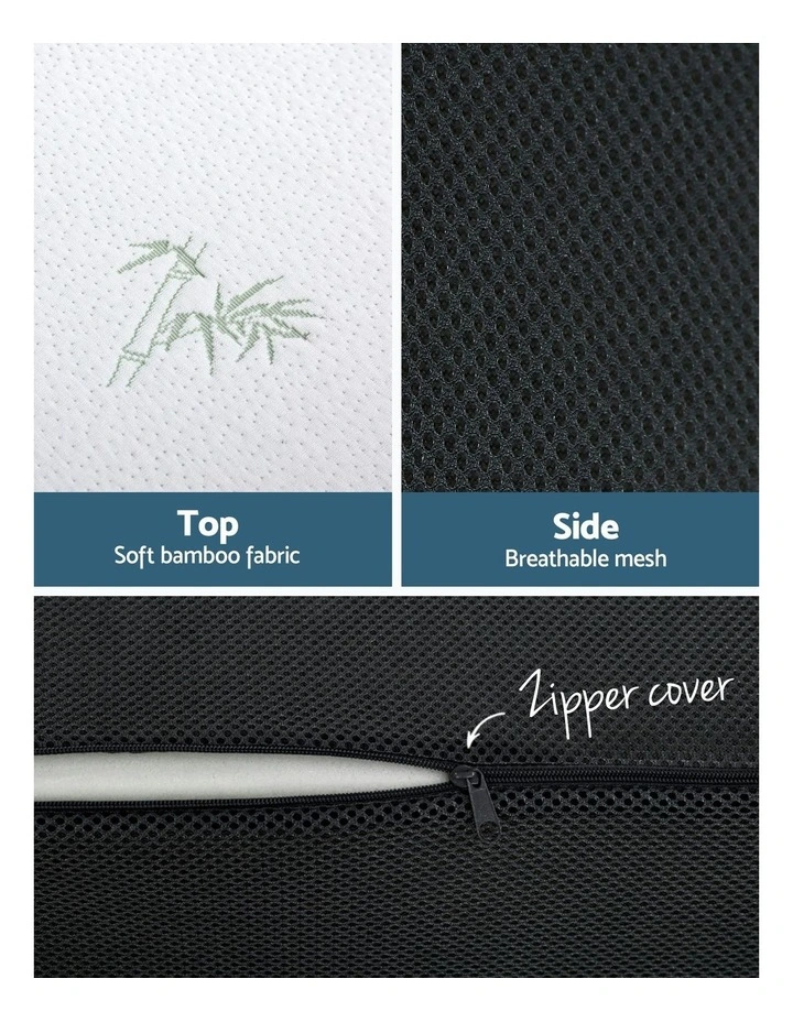 Bamboo Foldable Foam Mattress in Multi image 2