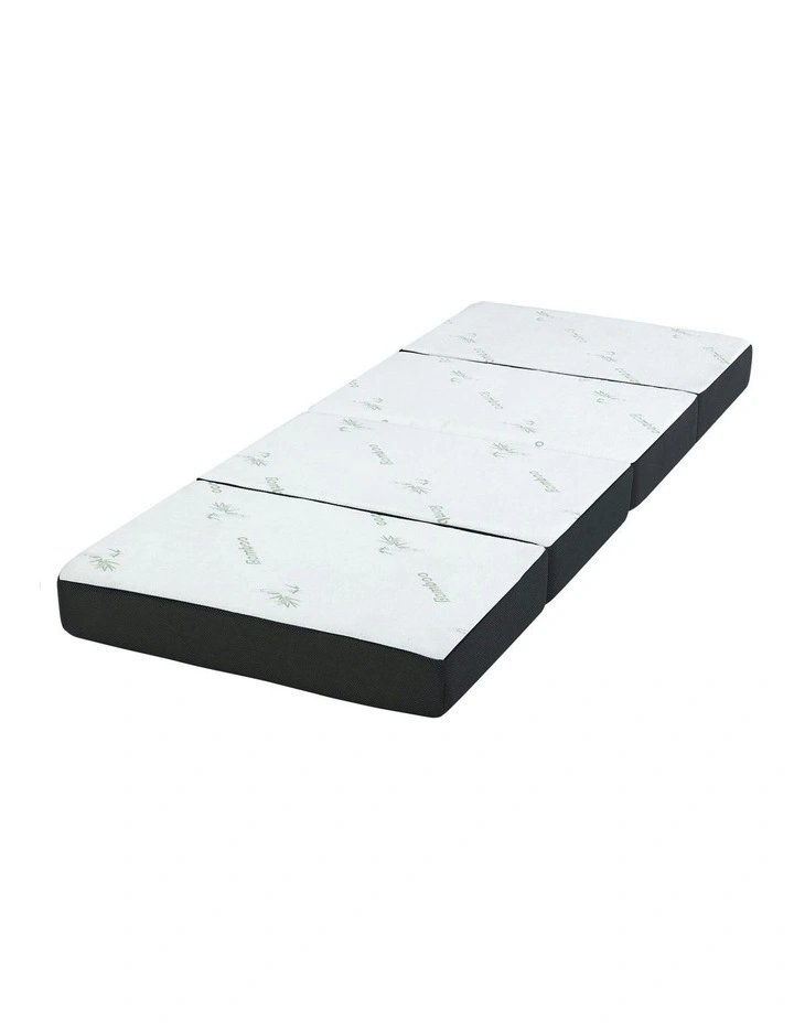 Bamboo Foldable Foam Mattress in Multi image 5