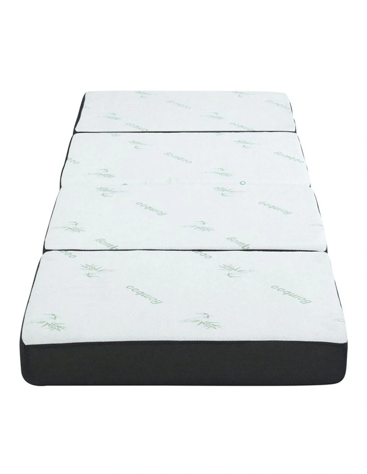 Bamboo Foldable Foam Mattress in Multi image 6