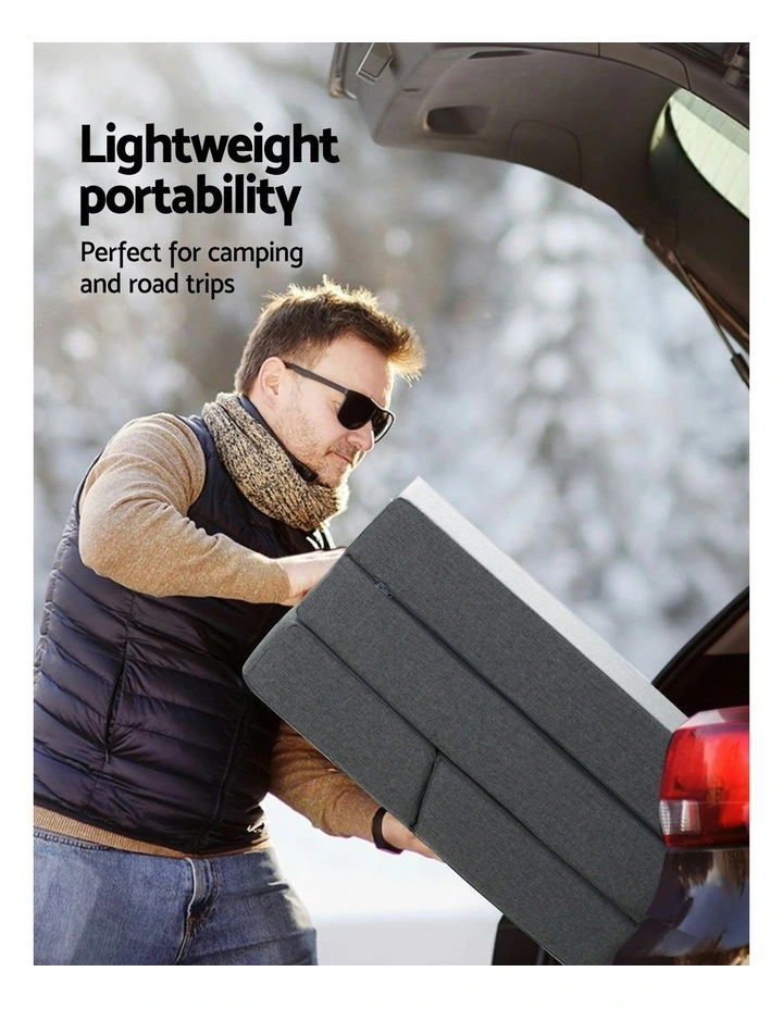 Foldable Foam Mattress in Grey image 4