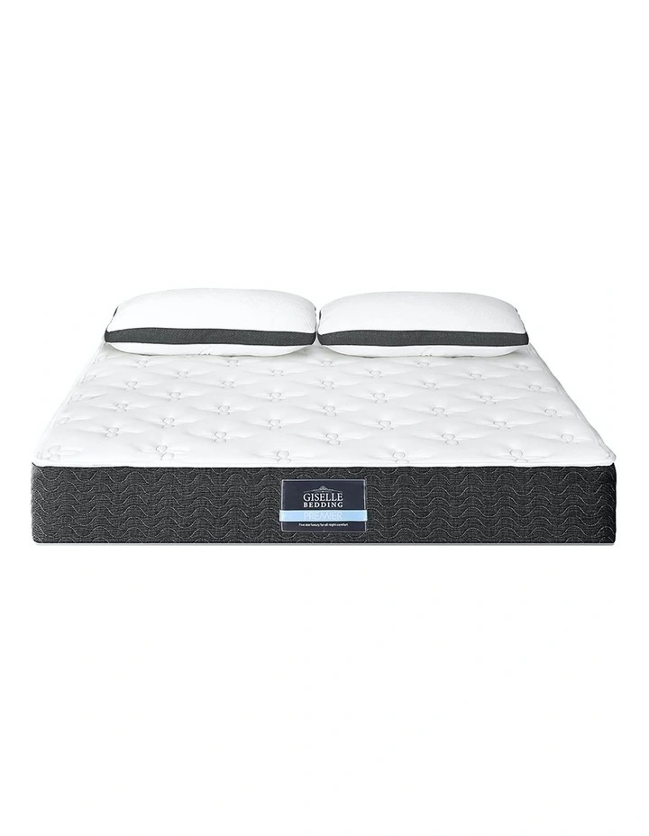 Medium Soft Double Mattress With Pillows 18cm in Multi image 2